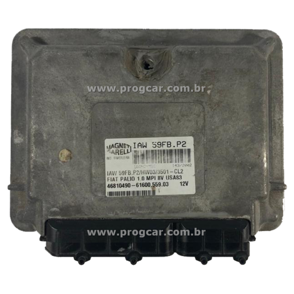 Módulo de injeção Fiat Magneti  Marelli IAW 59FB.P2,  Fiat Uno, Pálio e Siena 1.0 8v Gasolina, 1.0 8V.