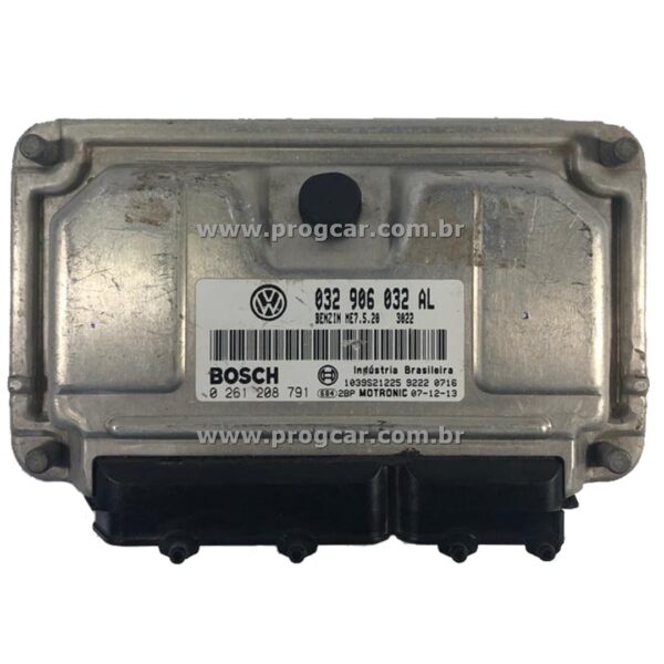 Módulo de injeção Bosch ME7.5.20 para VW Golf, Polo 1.6 8V Flex