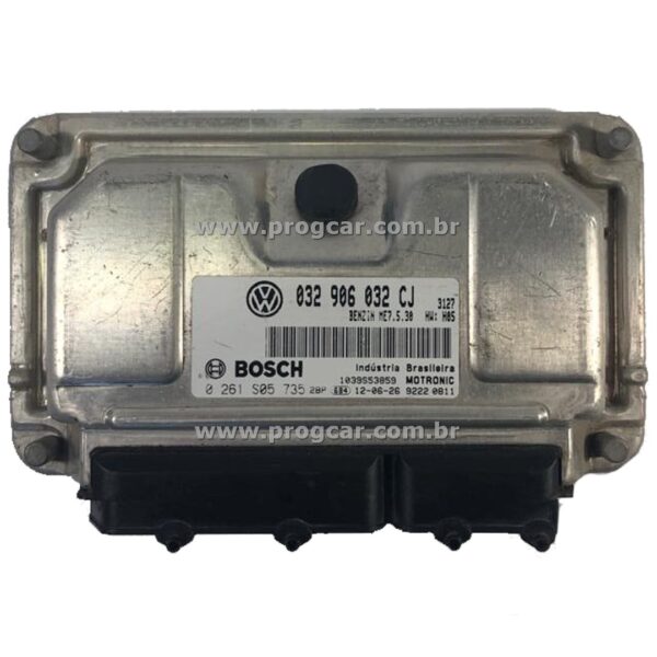 Módulo de injeção Bosch ME 7.5.30 CJ para VW Gol, Saveiro, Voyage 1.6 8VFlex.