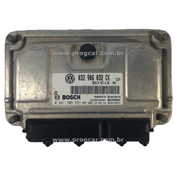 Módulo de injeção Bosch ME7.5.30 CK para VW Gol G5 E Novo Polo  1.6 8V Flex.